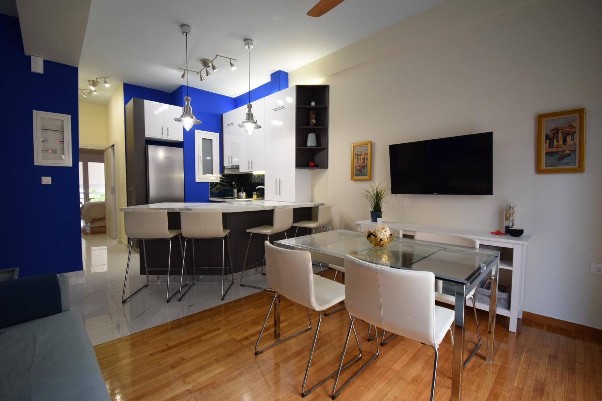 Apartament Piraeus Blue Zewnętrze zdjęcie